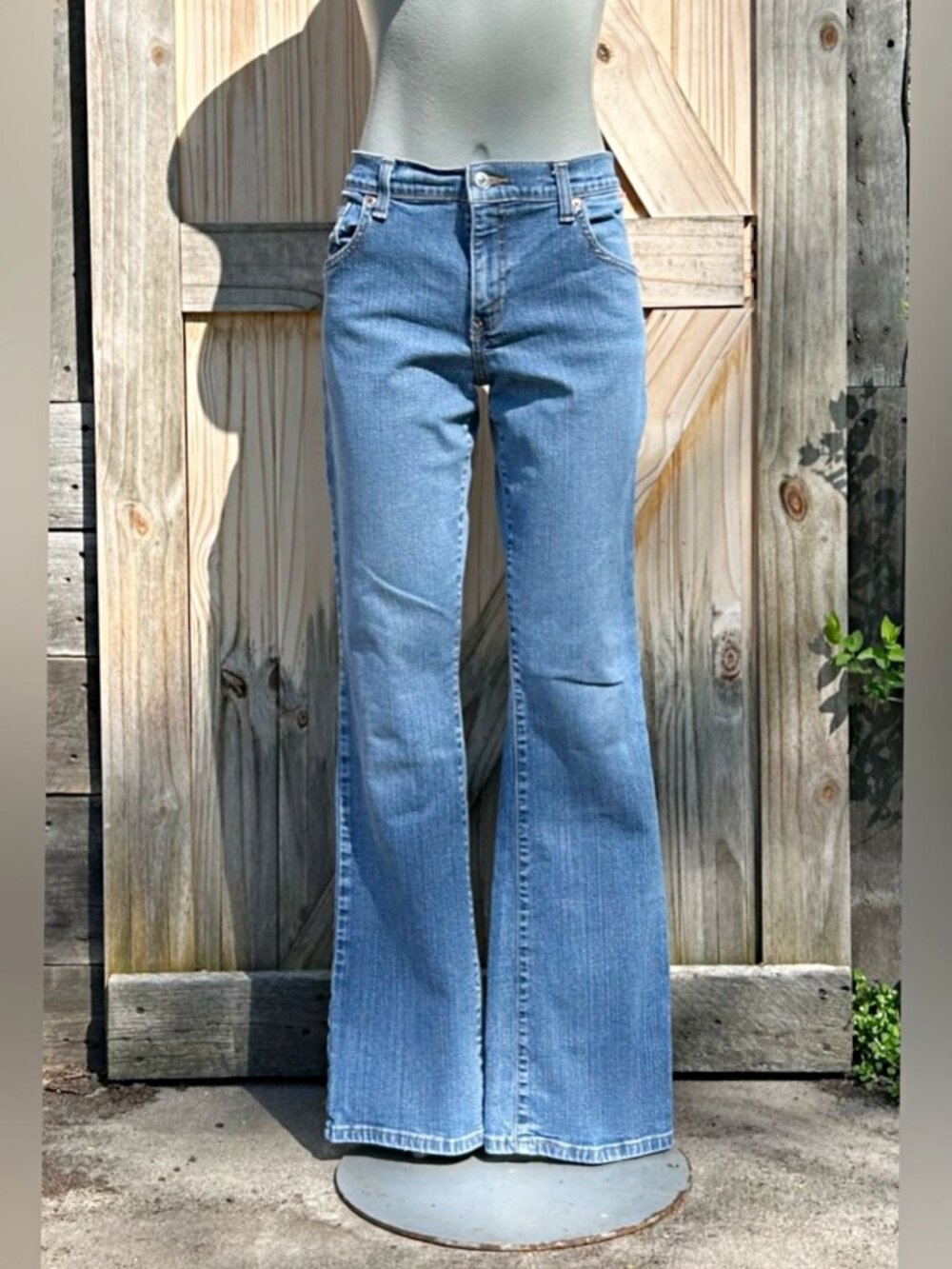 Vintage Y2K Levis 550 Stretch Denim High Rise Boot Cut Jeans~8~